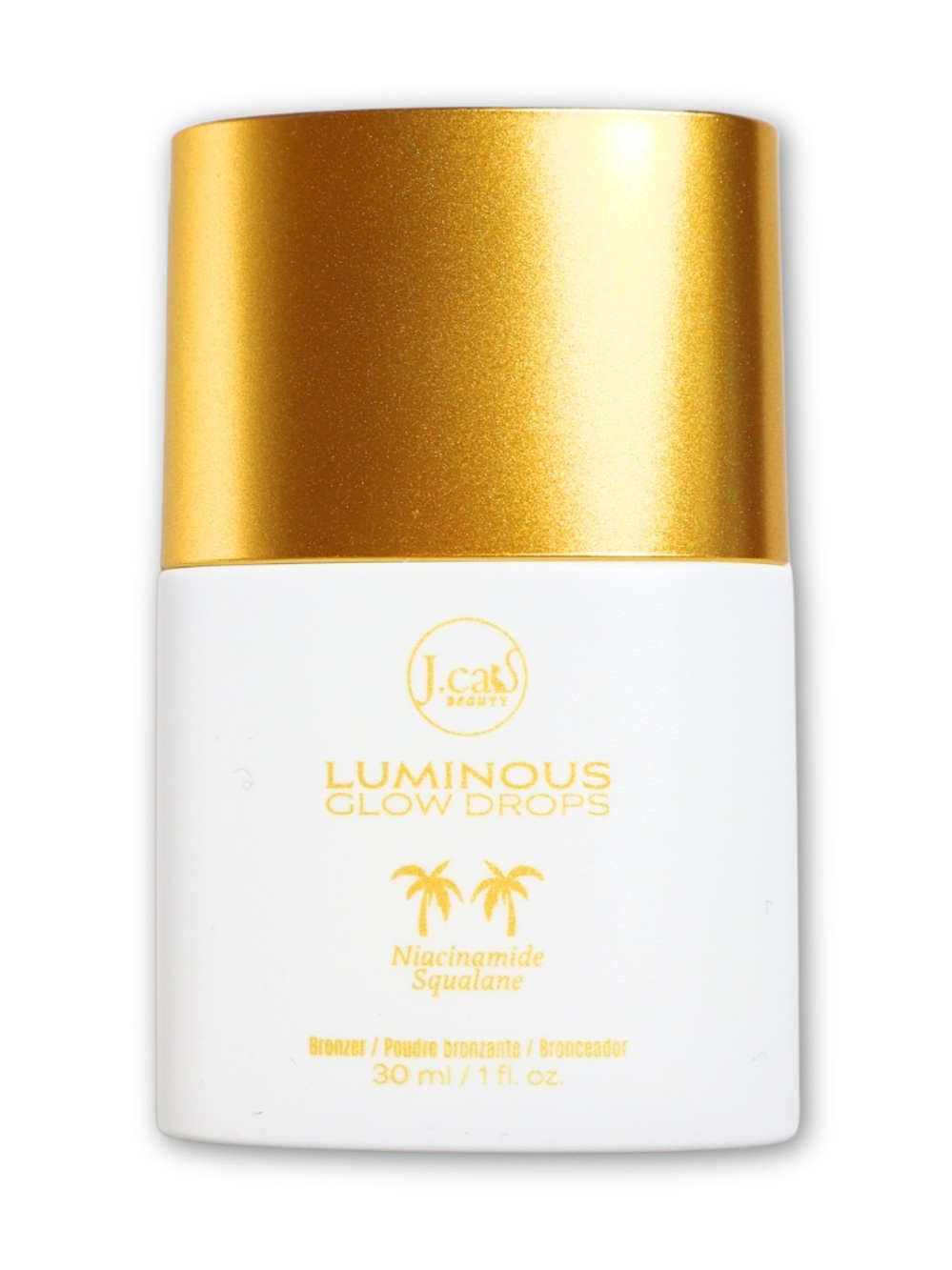 J Cat Beauty Luminous Glow Drops Liquid Bronzer Golden New in Box 30ml 1fl oz